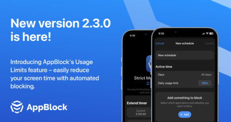 New release 2.3.0 for iOS is here with Usage limits and improved Strict Mode