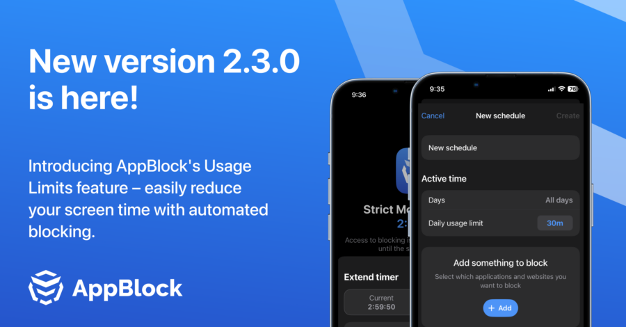 New release 2.3.0 for iOS is here with Usage limits and improved Strict Mode