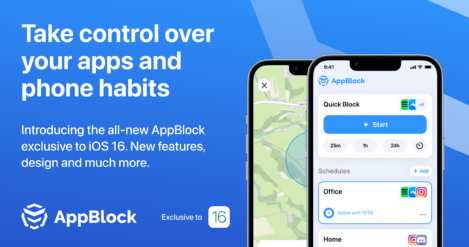 The all-new AppBlock is here! Take control over your apps and take back your free time.